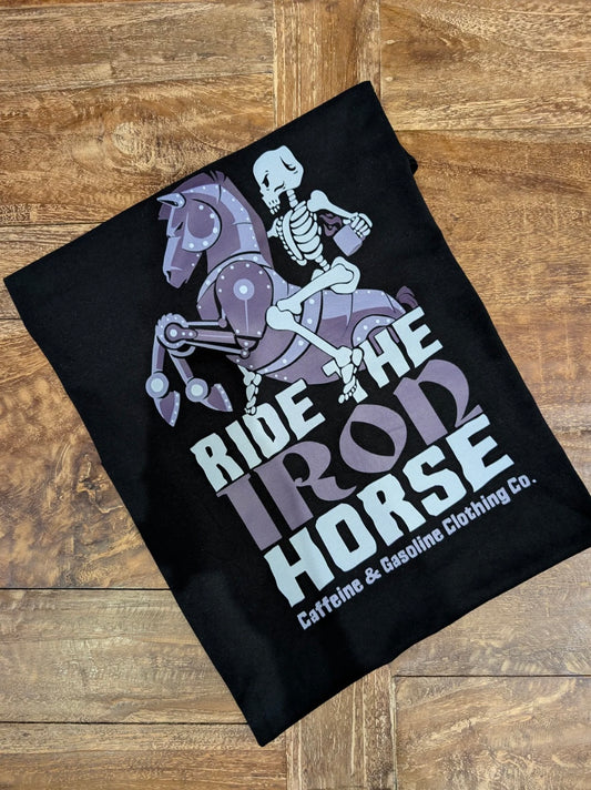 Grey iron horse design